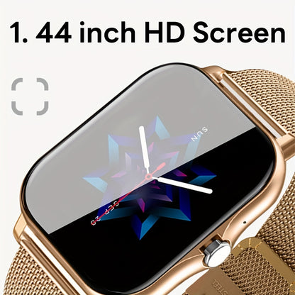 NEW Smart Watch 3.66cmInch Wireless Calling/Receiving Multiple Sports Modes Sedentary Reminder Weather Forecast Message Notification Borderlessslim Design Multi-SportMode For Android & For IPhones For Men&Women AS A Gift