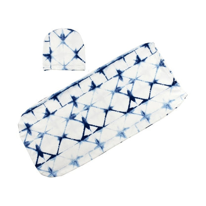Baby Swaddle Blanket +Cap Newborn Cocoon Wrap Cotton Sack Bedding Swaddling Bag