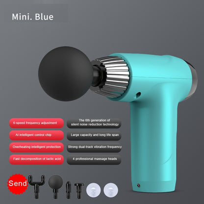 Portable Massage Gun Deep Tissue Percussion Muscle Massager For Pain Relief Fascia Gun Electric Body Massager